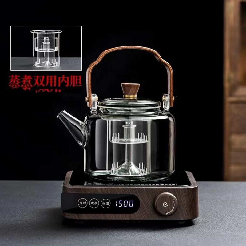 炉元素1500W煮茶器电陶炉大功率茶炉小型烧水壶泡茶具套装