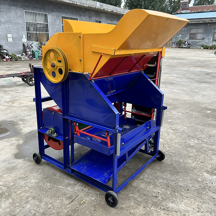 自动装袋摘花生机花生秧果摔果机长果覆盆子摘果机脱粒机