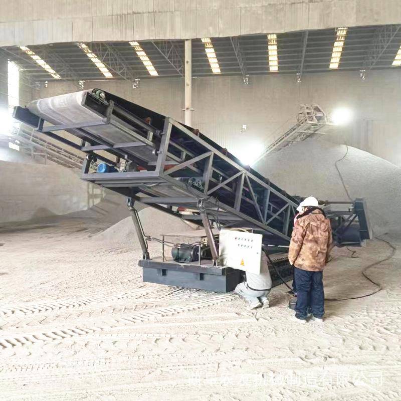 大型泥石取料机高用NYBL1200伸缩式扒料输送机渣煤炭堆粮装车扒料