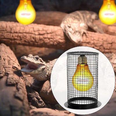 Reptile Heating Lamp Lampshade Heater Guard Anti Scald Lamp
