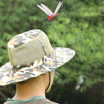 Simulation Dragonfly Clip Bug Deterrent Dragonfly Hat Clip