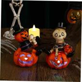Luminous Decorative Skull lantern props pumpkin Halloween