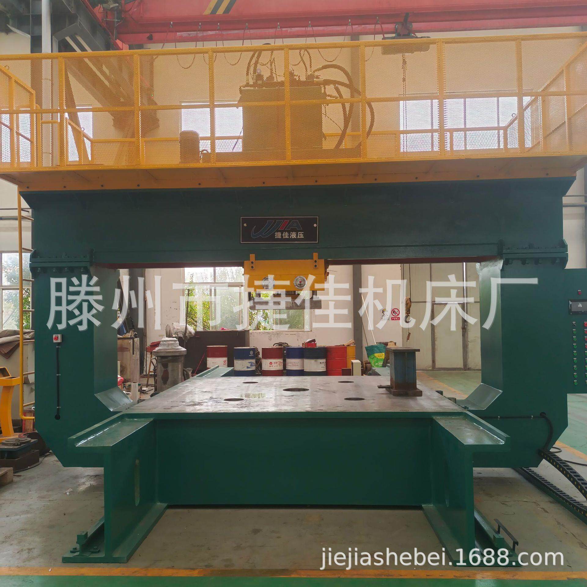 120吨移动龙门液压机大件钢板整平机100吨移动龙门油压机
