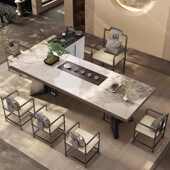 台大板桌椅板桌轻茶台泡茶家用组合桌gya茶奢石岩奢现代感办公室