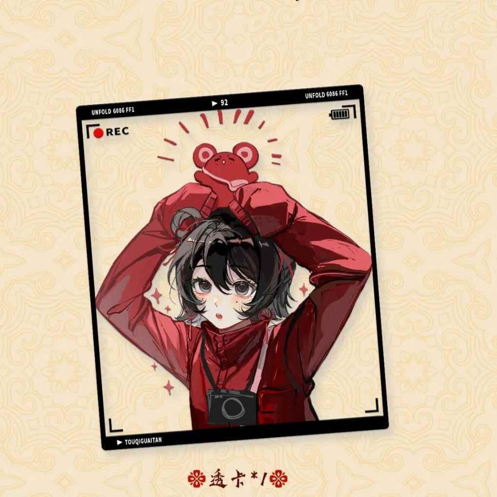 头七怪谈动漫高颜值婷婷周边透卡亚克力拍照ins打卡