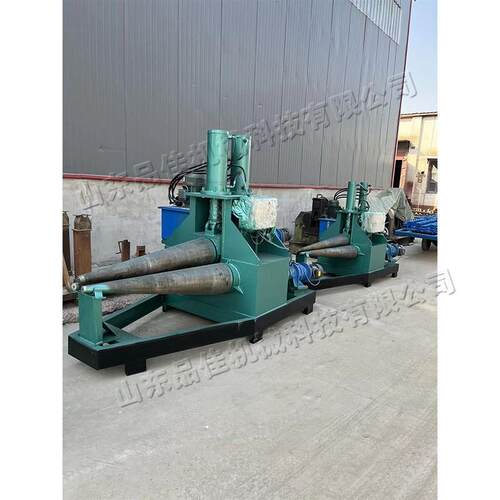 液压锥体卷板机 全自动喇叭口锥度卷圆机 台式小型三辊卷锥机