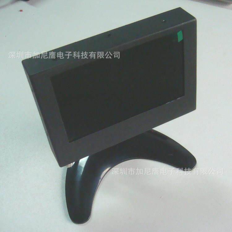 加尼鹰5寸电脑显示器VGA+BNC+RCA高清监视器台式嵌入式安装工业屏