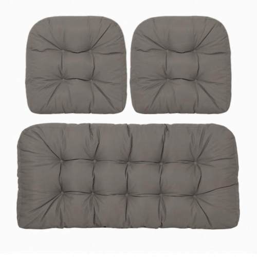 户外防水防晒GVF坐垫庭院椅靠背藤椅套汽车长椅三件户外垫椅垫