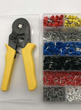 管型4冷压压线钳端子钳多功具能压接钳夹钳ESK线电工工手动边型小