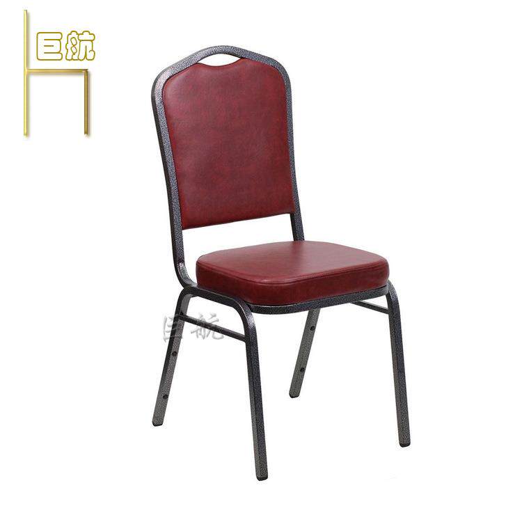高品质美式酒店椅环保PU皮时尚皮餐椅