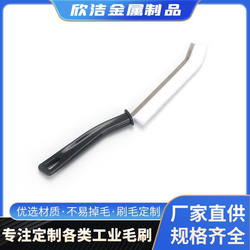 源头工厂白色小缝隙刷 小号毛刷缝隙清洁刷 除尘工具清洁刷子