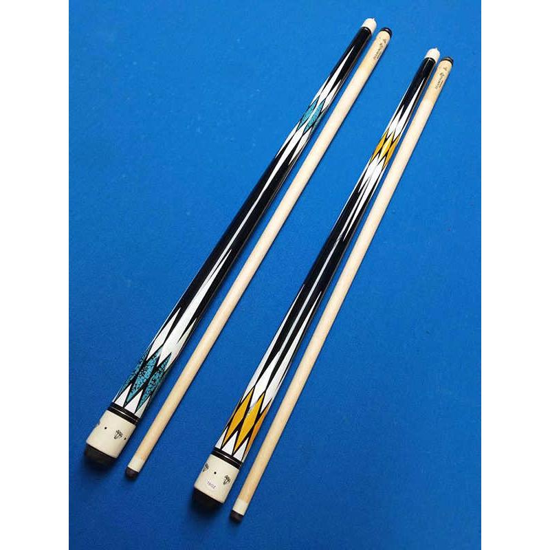 美式黑八16台球双节花式台球杆大头球杆1/2枫木水标九球杆