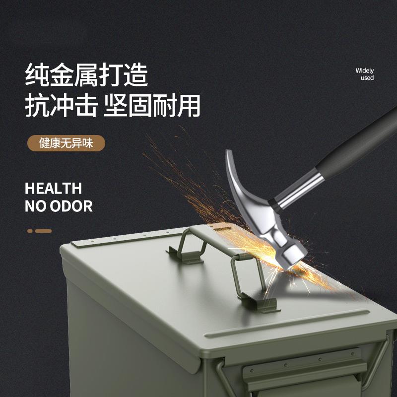金属铁箱子工具箱锁扣航模锂电池防爆箱密封箱弹药箱子弹箱铁皮箱