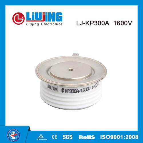 可控硅平板凸形KP300A1600V 双面冷却 软启动平板晶闸管 电镀