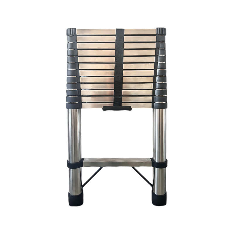 伸缩梯高强度加厚不锈钢折叠梯子升降收缩节节升高车载便携式直梯