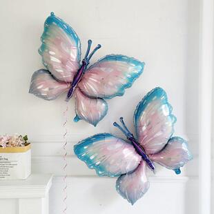 Butterfly Colorful Aluminum Balloons Foil Large