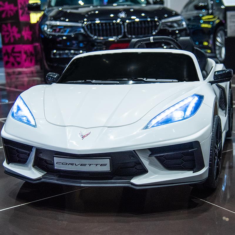 正品儿童电动车双座四轮四驱车摆车摇遥控跑车小孩宝可宝玩具车坐