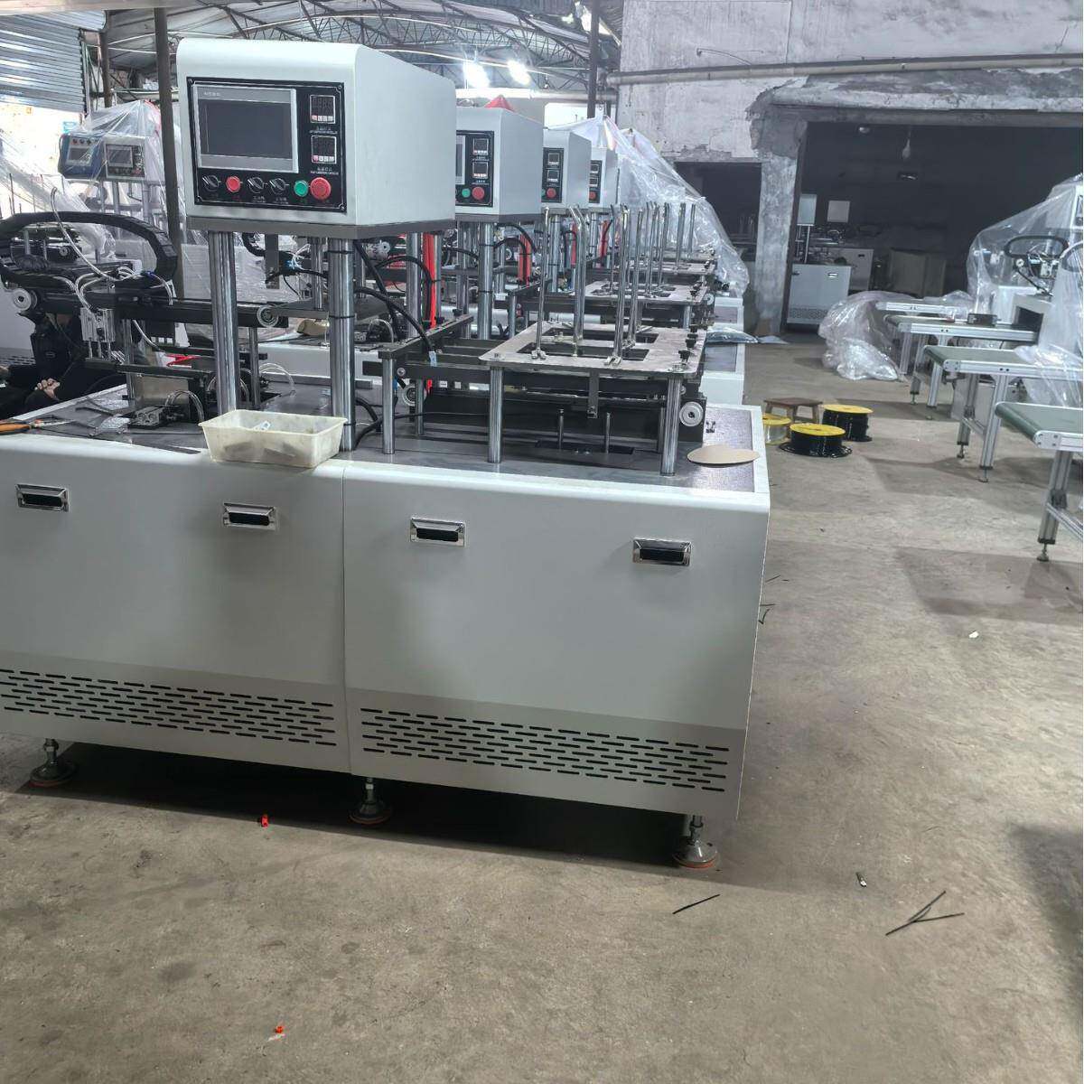 双工位纸质鞋撑机 鞋用纸撑鞋托成型机械 纸鞋托运动鞋皮鞋撑机器