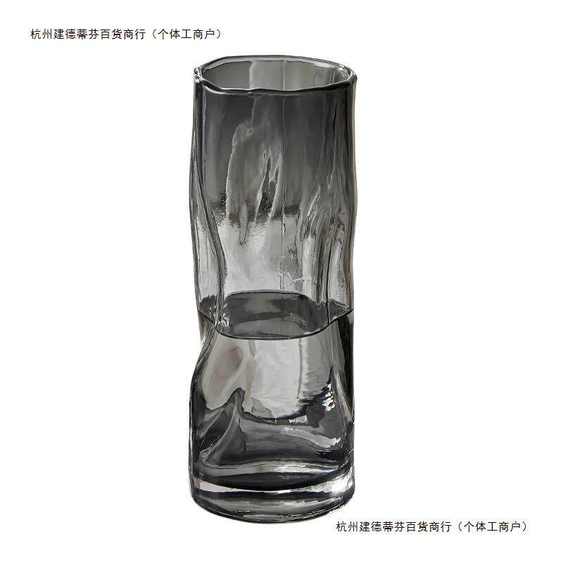 北欧插花鲜花网红装饰水养培感玻璃花瓶轻奢宿舍玫瑰摆件包邮