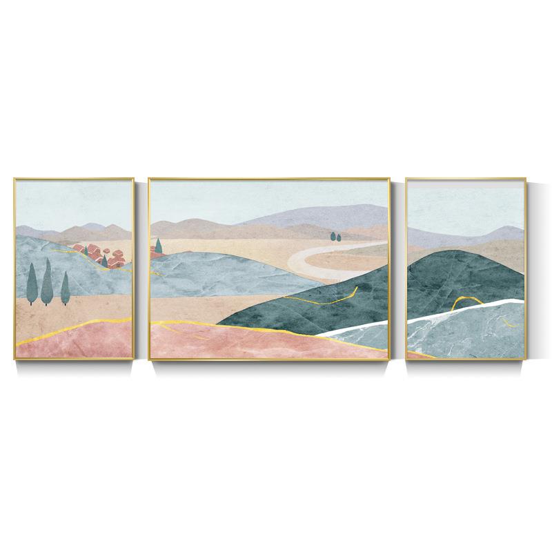 客厅装饰画室内现代简约抽象挂画北欧风格酒店民宿餐厅墙画