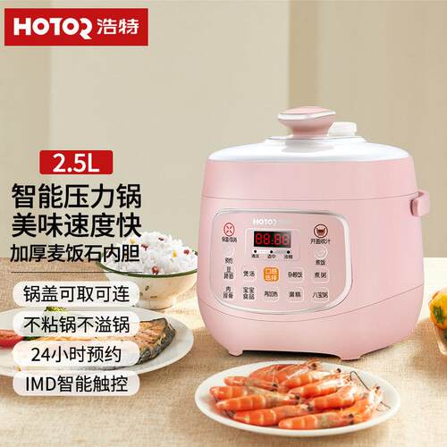 浩特正品2.5l迷你电子压力锅家用智能全自动多功能小型电高压锅机