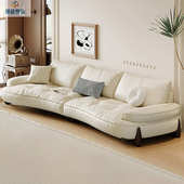 网红极简白色奶油风沙发欧式 轻奢小户型现代简约 大小户型客厅新款