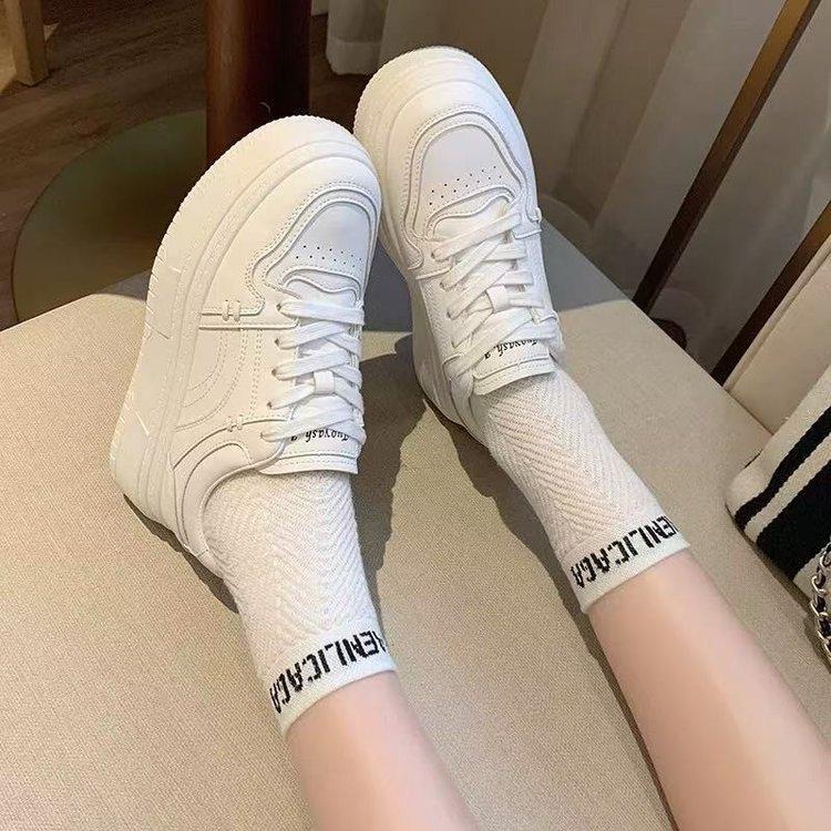 小个子松糕小白时尚百搭老爹鞋