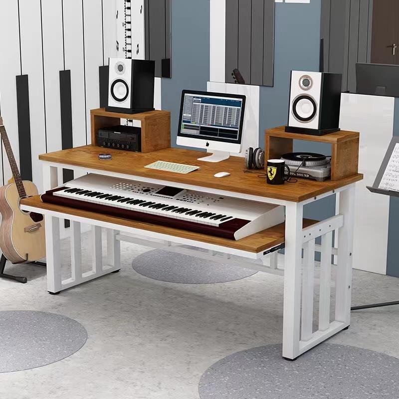 子代简约电子琴桌音乐现编曲工作台电钢学习桌音乐F968THH9琴桌mi