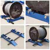电缆型电放线架钢绞线钢丝绳电线缆放407线盘光纤工电力小施收线