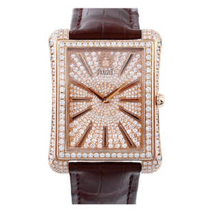 [9.5新]公价645000 伯爵BLACK -TIE系列G0A33076原钻满天星手表男