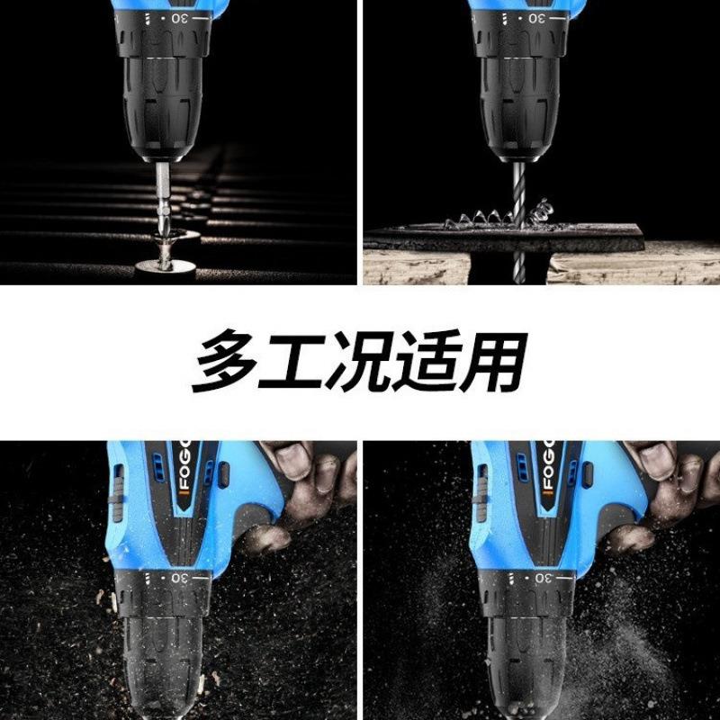 富格无刷冲击25v液晶显器示手充电16.8家伏锂电钻12钻V电式78电批