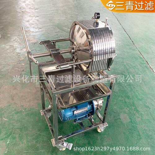 不锈钢板框压滤机 三青过滤设备 污泥脱水板框压滤机厂家供应