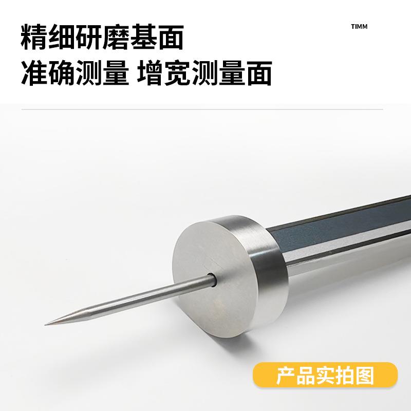 高精度圆基面数式显细深杆度尺防火涂料针仪TMB电卡子涂层测厚针
