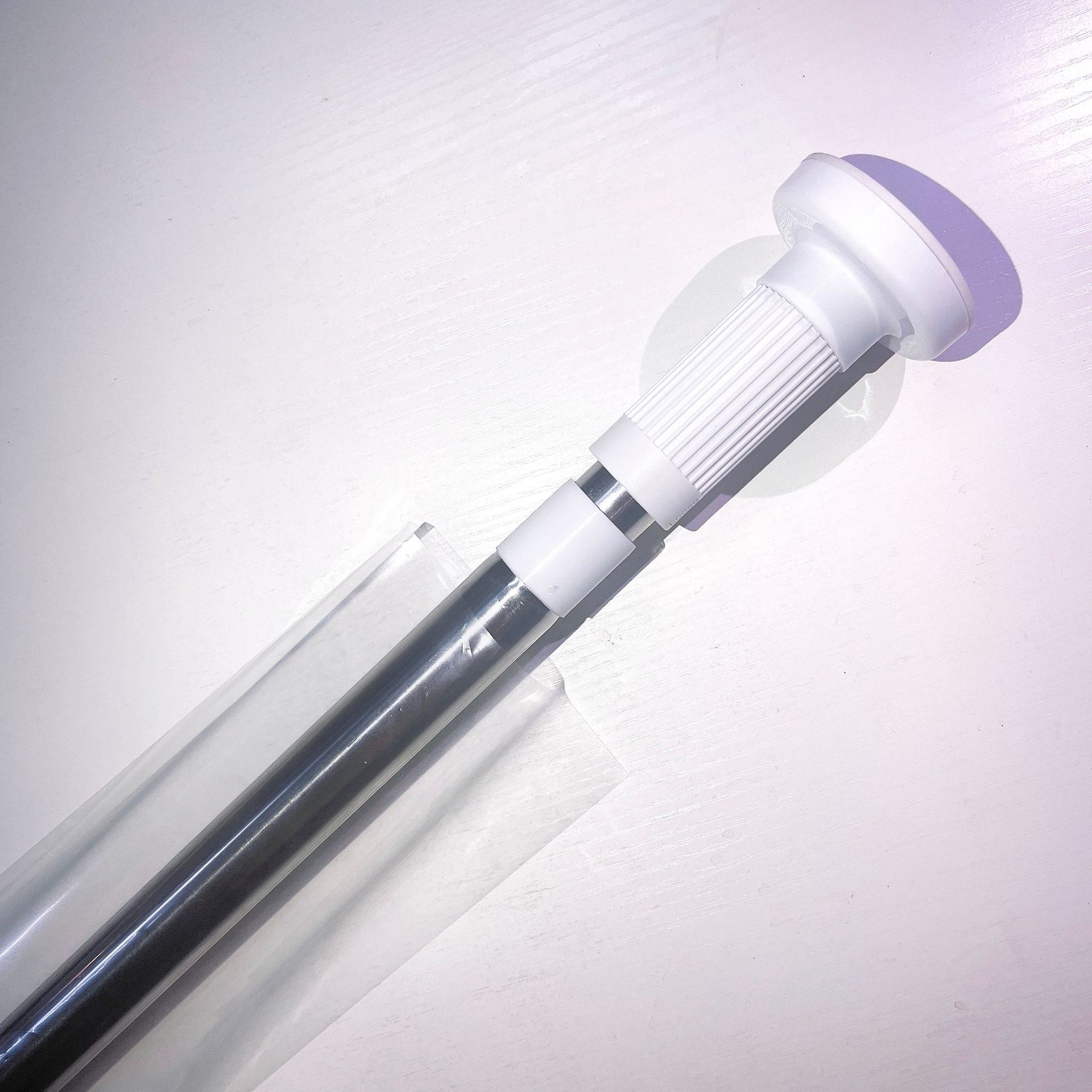 卫生间晾衣杆凉衣伸缩杆免打孔可申缩直管厕所晾衣架一根杆子卧室