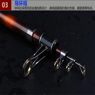 新款直销海竿2.1米2.42.7米.0米.6米超硬包碳素鱼竿远抛钓鱼竿