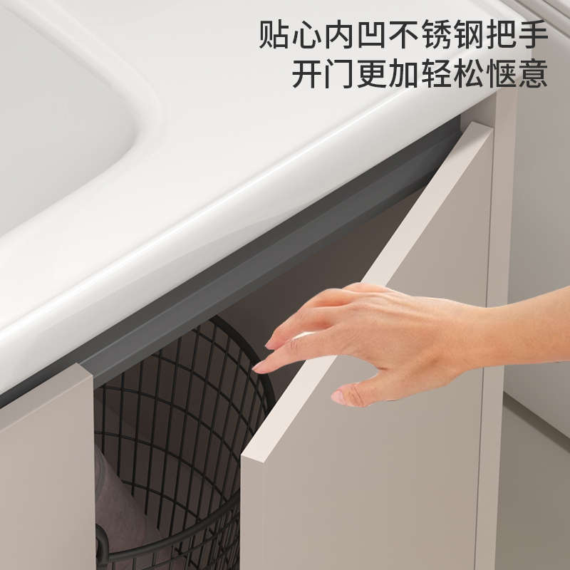 蜂窝铝抽屉浴室柜洗脸盆卫生间挂墙洗手盆柜组合陶瓷洗漱一体盆台