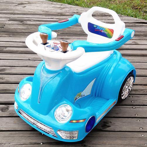 正品儿童电动车摇四轮双驱遥控童车男女可坐托室摩车内婴儿摆车手