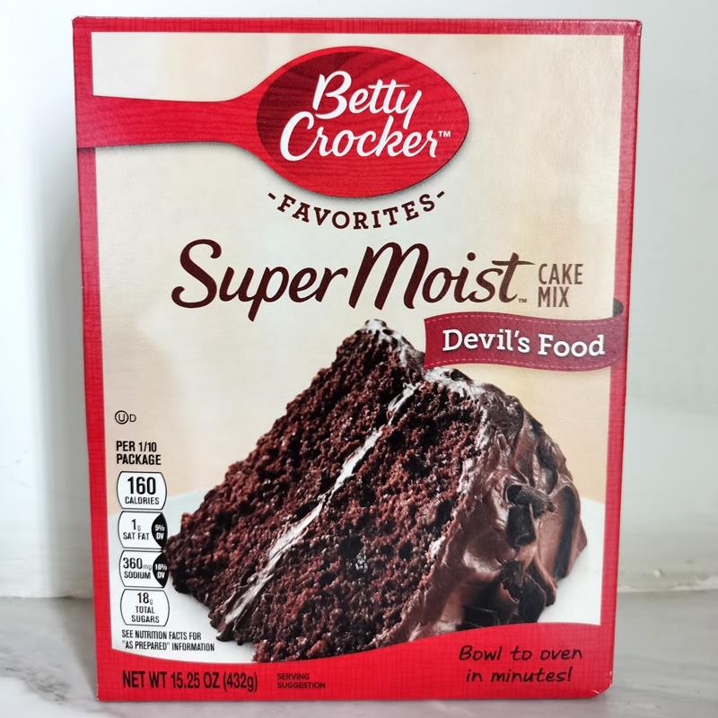 美国进口贝蒂妙厨魔鬼蛋糕粉Betty Crocker Devil`s Food CakeMix