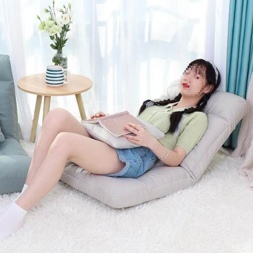 人沙发榻榻米阳懒靠台可飘窗椅躺可睡宿舍电竞床上VAK背椅可折叠