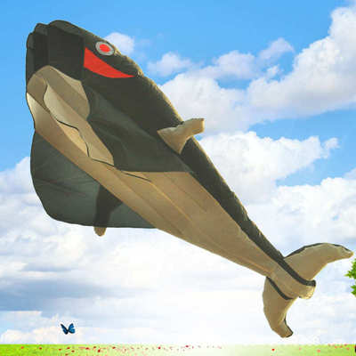 批发潍坊风筝软体海豚立体卡通3D Kite儿童风筝无骨架厂家直销