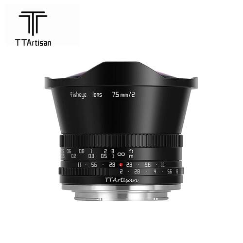 TTArtisan 铭匠光学 7.5mm F2鱼眼微单镜头 适用富士FX尼康Z R