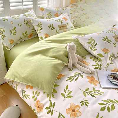 被套单件100纯棉150x200x230加厚1.5米宿舍床单被子罩180雁冰