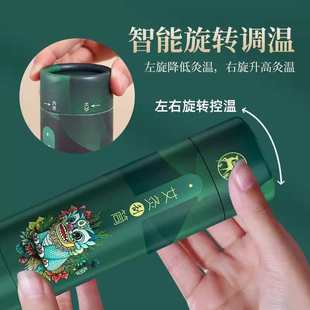 艾灸刮痧一体罐陶瓷艾灸筒家用随身雷火灸艾灸罐美容院手持悬灸筒