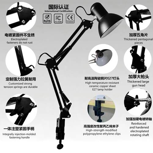 LED desk lamp study bedroom table lamp rechargeable 充电台灯