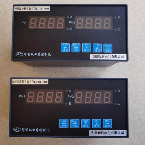 LTD-3000智能温度数字调节仪智能双回路测控仪