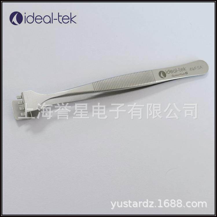 ideal-tek镊子4WF.SA原装4寸晶圆镊子晶片芯片光电硅片不锈钢夹