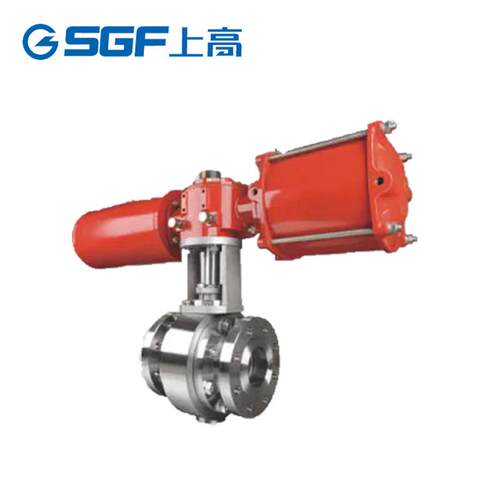 锻钢气动球阀Q647F-600LB软密封固定式高温高压锻钢法兰球阀