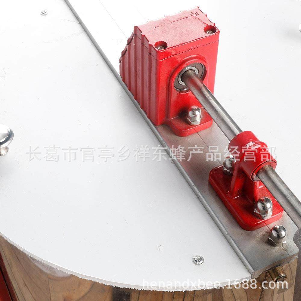 手4动四框摇蜜机带支架口不锈框钢出口EHJ蜂蜜分离机带支架流蜜四
