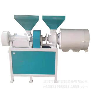 玉米脱皮制糁制粉一体机 五谷杂粮用抛光磕仁除尘提纯设备 磨面机