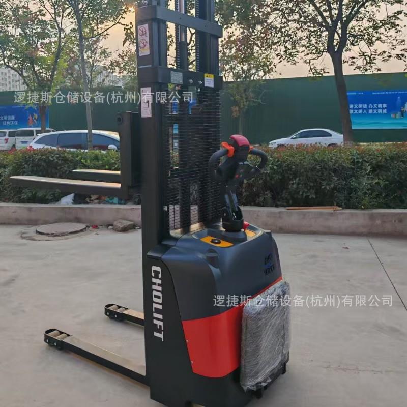 储力全电动叉车站驾式堆高车仓库装卸货升高车电瓶托盘堆垛铲车